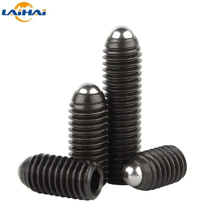 5/20x M3 M4 M5 M6 M8 M10 M12 Black Grade 12.9 alloy steel Hex Hexagon Socket Allen Spring Ball Plunger Grub Point Set Screw Bolt