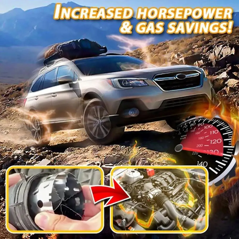 TopSpeed Car Turbocharger Car Turbocharger Adapter Saver Fuel Air Saver Modified Accelerator Fuel Gas Fan Tur U7M4