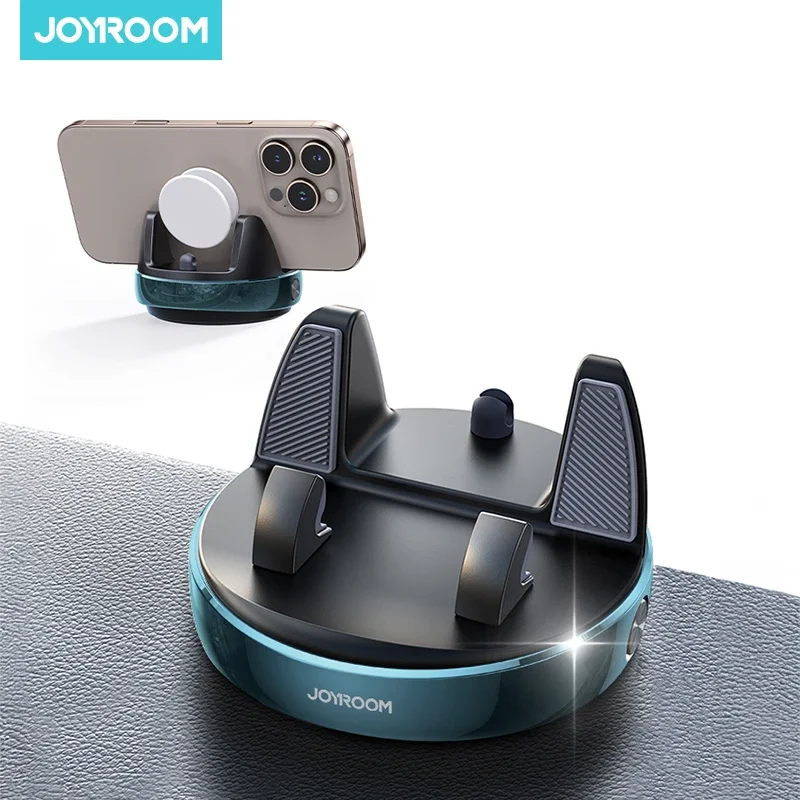 Joyroom 대시 보드 자동차 전화 거치대, 한 손으로 조작, 360 ° 회전, 자동차 내비게이션 전화 거치대 마운트, 4.7-7 인치 휴대폰용 