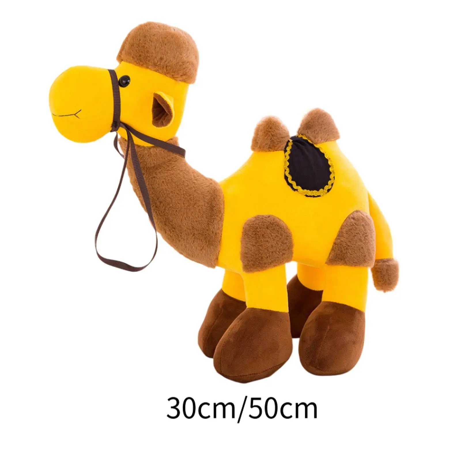 Camel Plush Toy Stuffed Figure Toy Sofa Ornaments Decorative Lovely Cute Animal Doll Hugging Plush Toy for Kids Adults