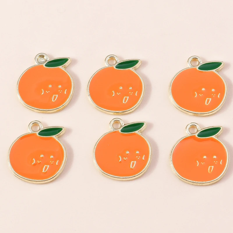 20 Stück Niedliche Gemischte Frucht-Anhänger Emaille Erdbeer-Trauben-Kirsch-Charms für Schmuckherstellung Halsketten Ohrringe DIY Basteln Geschenk – Detail 10