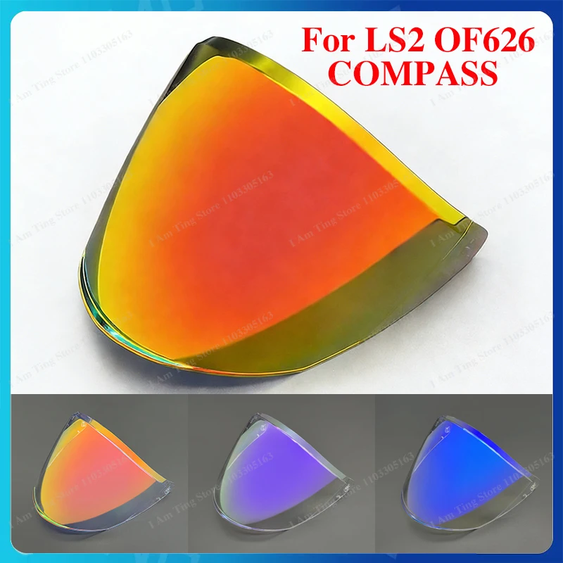 

OF626 Motorcycle Helmet Lens For LS2 OF626 COMPASS Helmet Visor Windshield Shield Glasses Visor Helmet Accessories