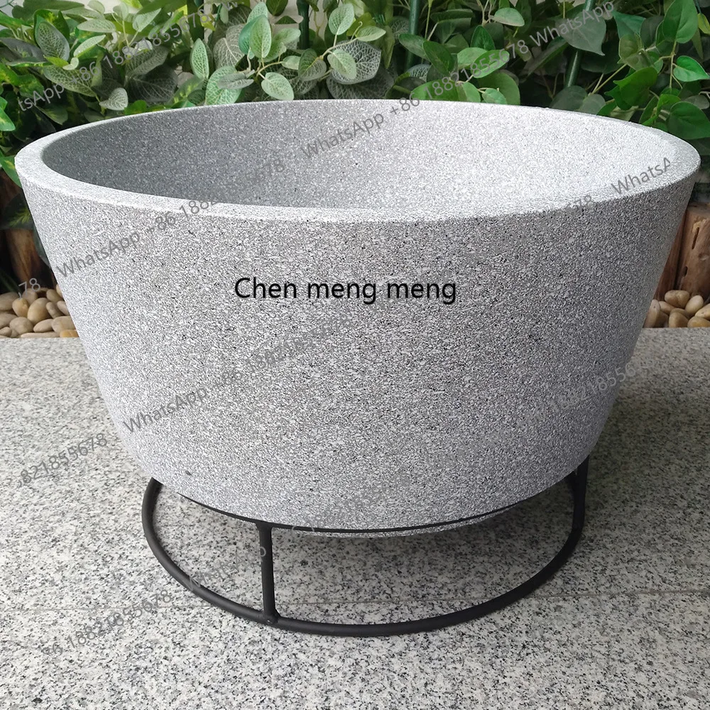 

Crafts Outdoor Garden Round Grey Brazier Heating Home