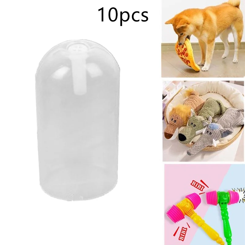 10pcs Plastic Plush Toys Squeaky Doll Noise Maker Insert Super Loud Replacement Squeakers Repair Fix Pet Dog Supplies Cat Baby