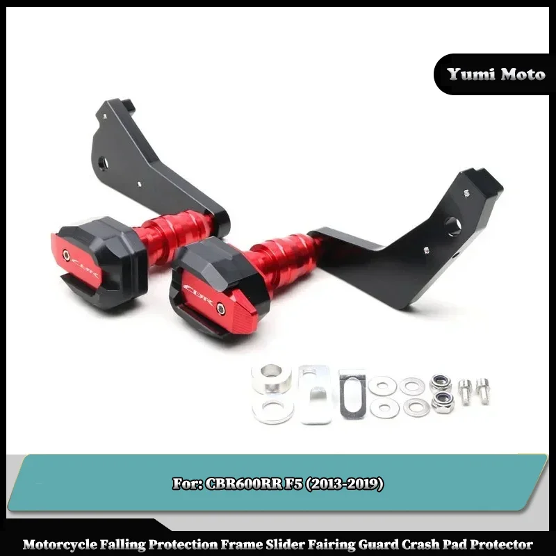 

FIit For HONDA CBR 600RR CBR600RR F5 2013-2019 2018 Motorcycle Falling Protection Frame Slider Fairing Guard Crash Pad Protector