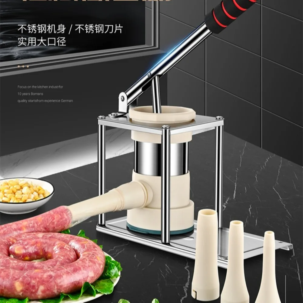 Enema machine home manual press hand push small manual new sausage casing tool restaurant filling