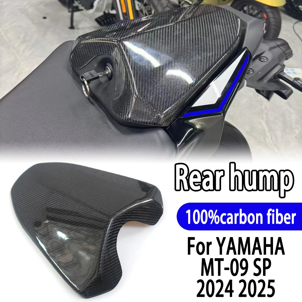 

For YAMAHA MT-09 2024 2025 MT09 SP MT 09 Motorcycle Accessories carbon fiber Rear Seat Cover Rear Tail Cover Fairing Cowl Black