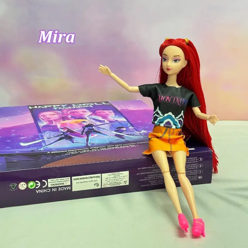 مجموعة شخصيات الحركة Kpop Demon Hunters، دمية Rumi Mira Zoey Derpys Tiger القابلة للجمع، لعبة مجسمة أنيمي لطيفة لمحبي هدية الكريسماس