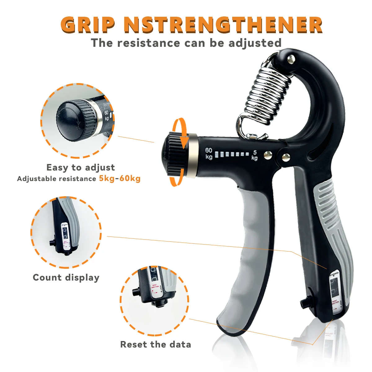 Variable-Tension Hand & Forearm Trainer 3