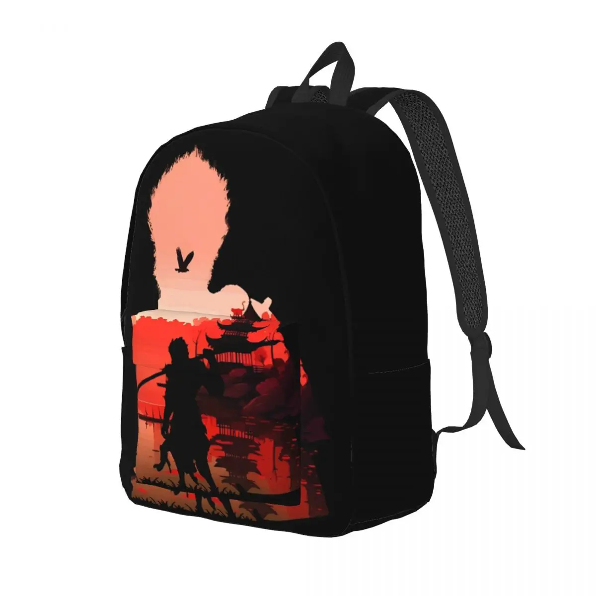 Black Myth Wukong Gaming Backpack for Men Women Cool High School Hiking Travel Daypack 2024 New Game Laptop Shoulder Bag Gift