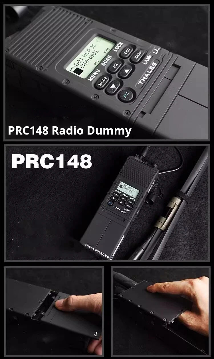 Taktisches Militär-Softair-Armee-Funkgerät PRC 152 / PRC 148 Dummy-Funkgerätgehäuse Antennenpaket Walkie-Talkie Interphone Modell Cosplay – Detail 10