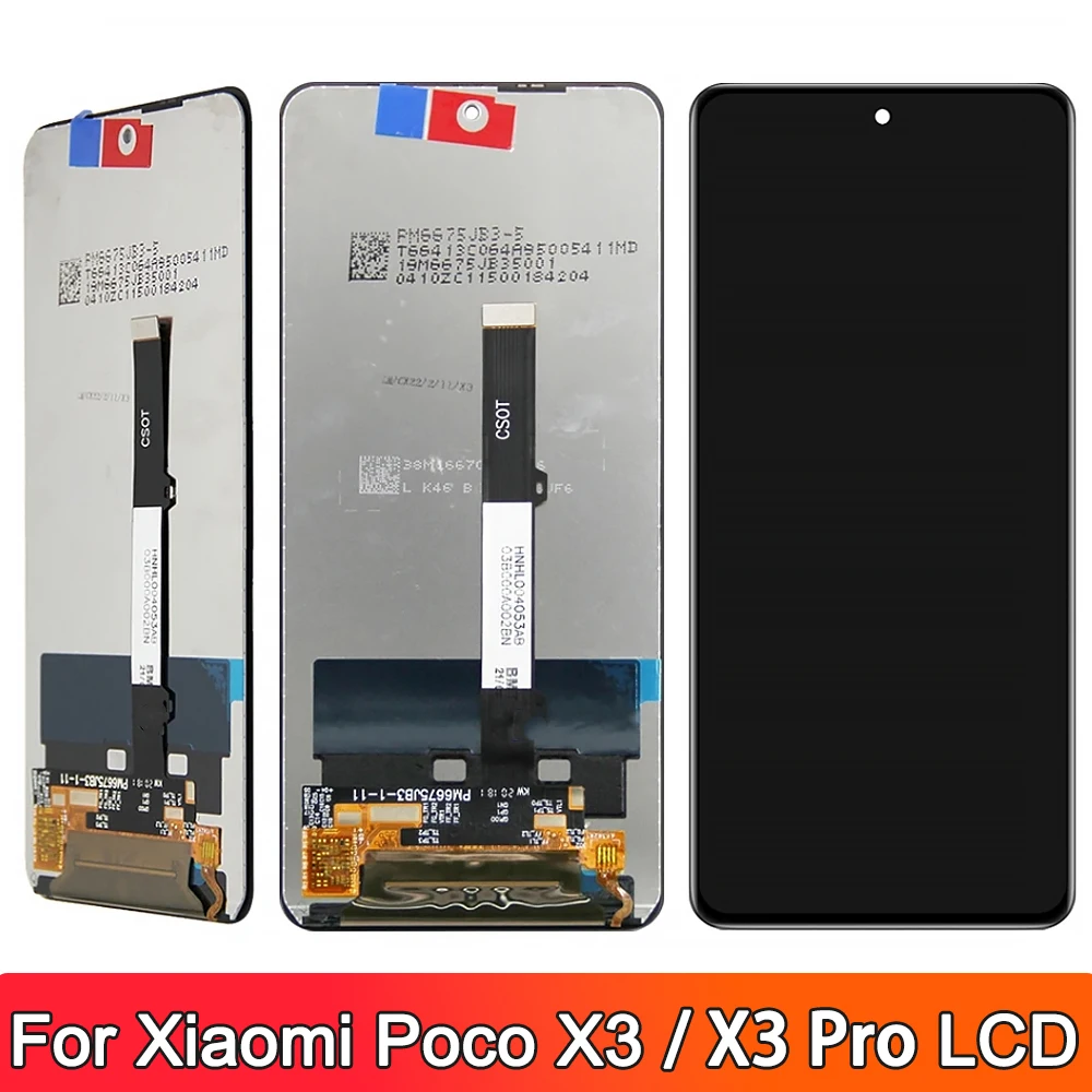 for Xiaomi Poco X3 Pro LCD Display Screen With Frame 6.67\