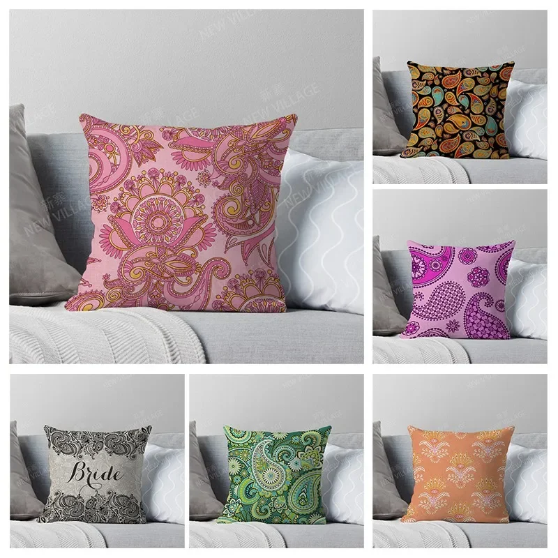 Fall home decor autumn living room throw pillow cover sofa boho Cushion cover 45x45cm 45*45 50*50 60x60cm 40*40 40x40cm mandala