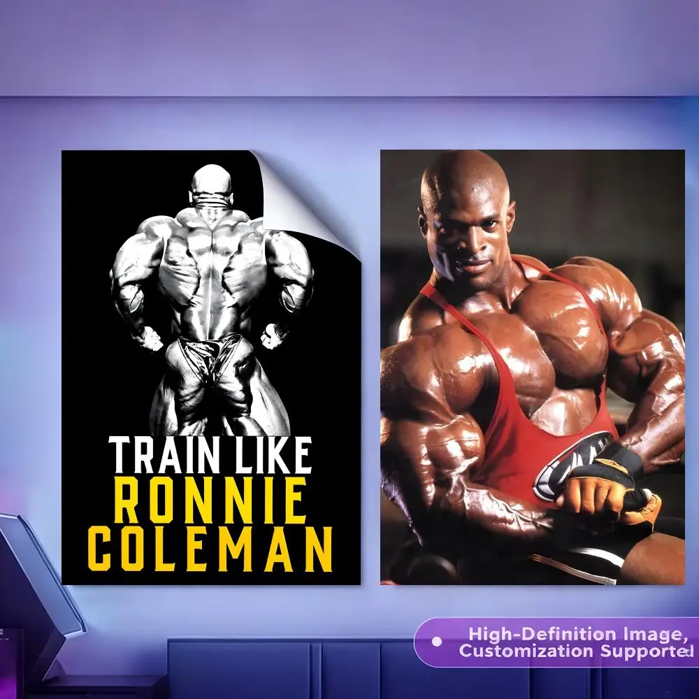 Bodybuilding Champion R-Ronnie C-Coleman Painting Calligraphy HD Canvas Poster Crease Free Waterproof All Space Wall Decor