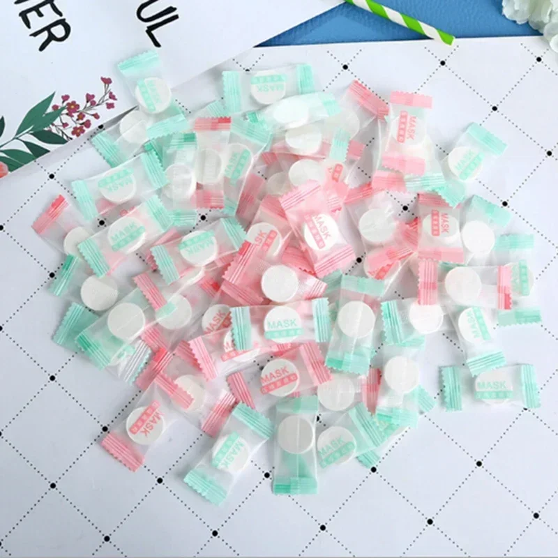15/30 PCS Facial Mask Paper Pure Cotton Skin Care Compressed Facial Mask Cosmetic DIY Disposable for Beauty Salon