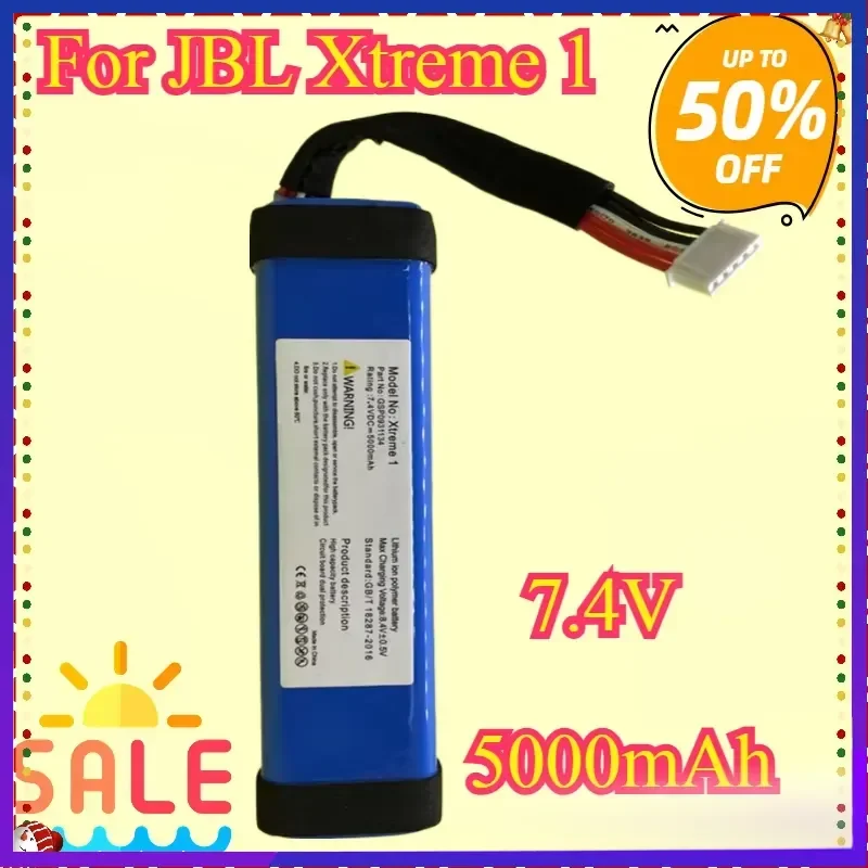 New High Quality 7.4V 5000mAh Battery GSP0931134 Speaker Battery for JBL XTREME / Xtreme 1 Wireless Bluetooth Batteries