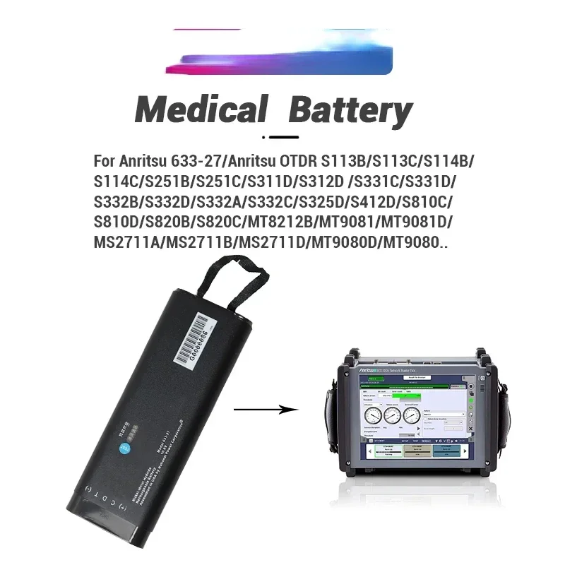 Medical battery Ni-MH 633-27 10.8V 2100mAh replacement rechargeable battery for S113 S113B S113C S114B S114C S251B S251C