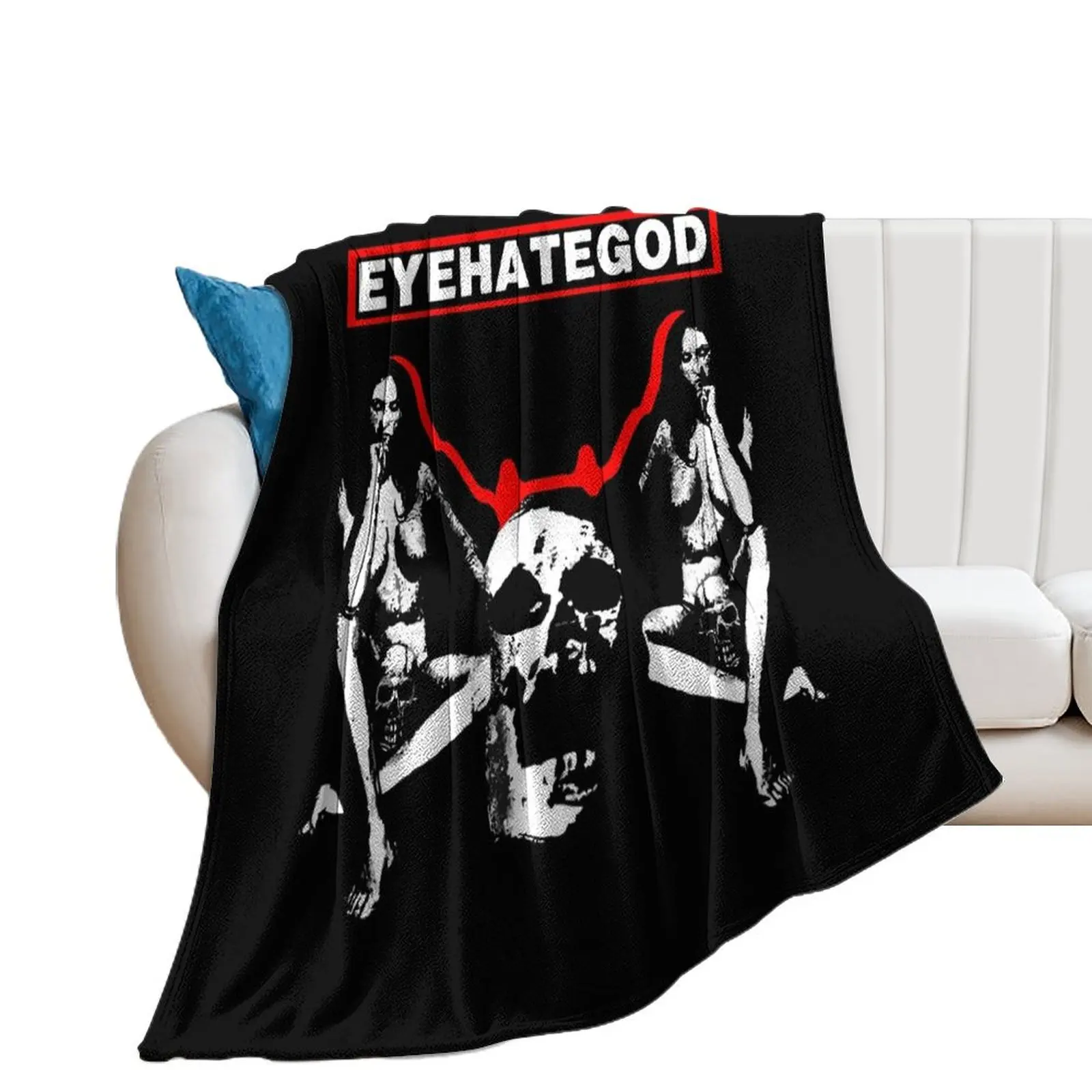 Eyehategod Throw Blanket Cute anime Large Blankets