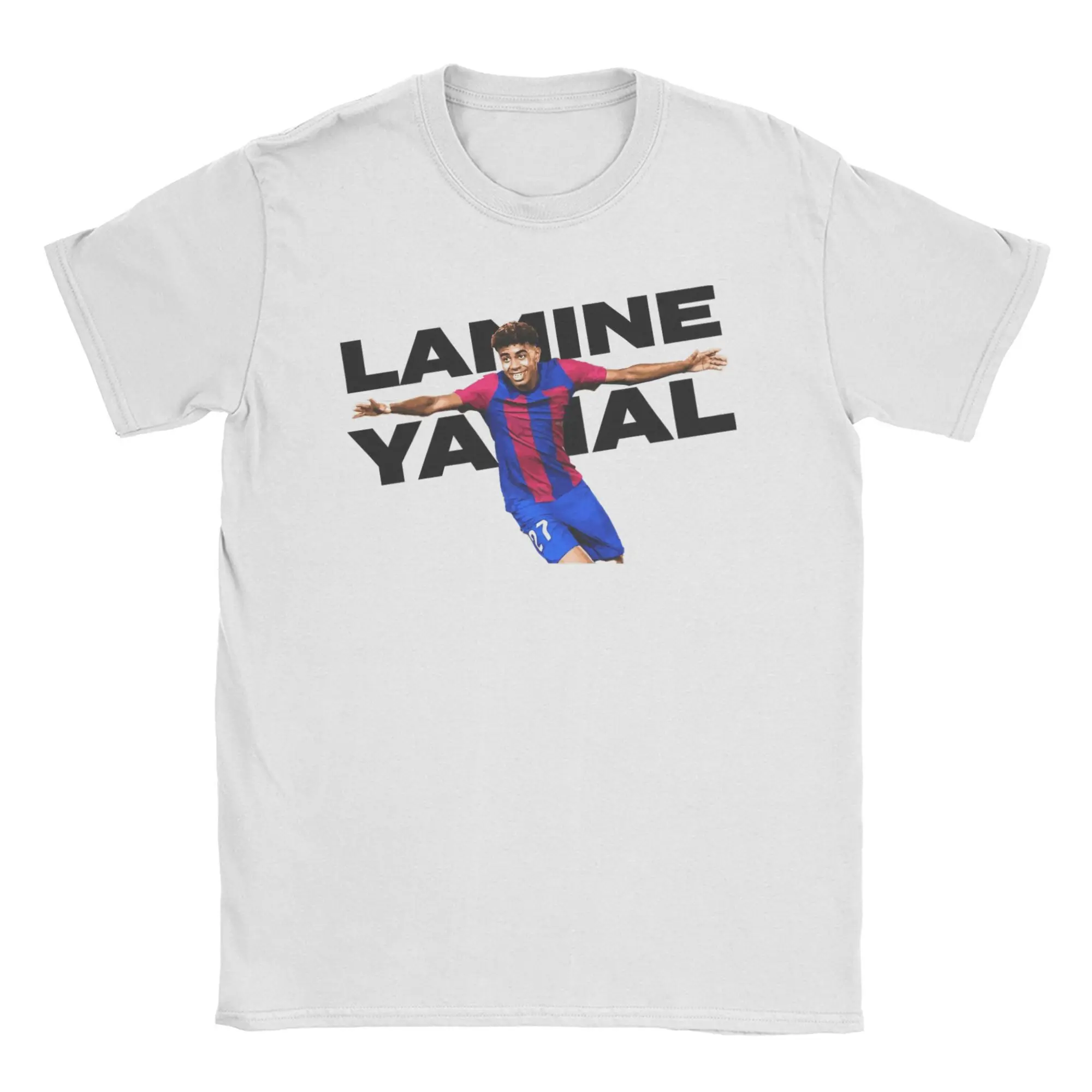 

Men Women's T-Shirts Lamine Y-Yamal Funny Pure Cotton Tee Shirt Short Sleeve Football Soccer T Shirts Crew Neck Clothing Gift