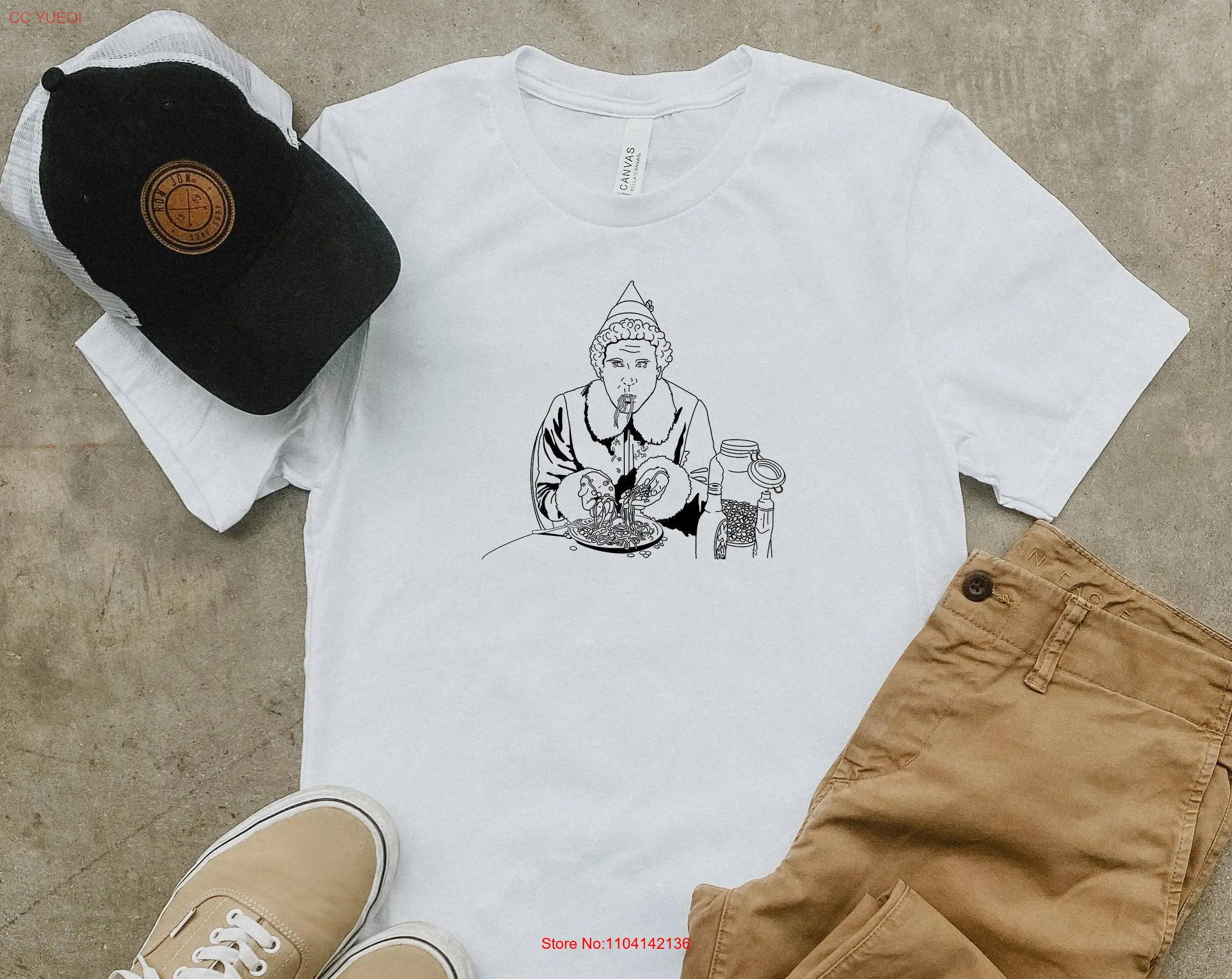 Elf t camisa macio simples minimalista will farrell filme de natal amante exclusivo engraçado feriado mangas compridas ou curtas