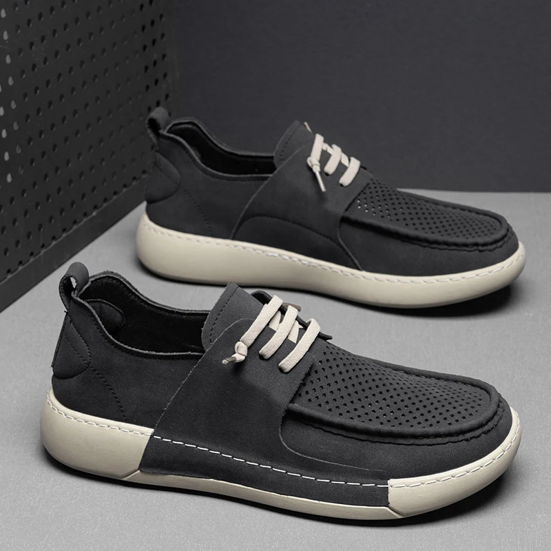 

Летняя брендовая мужская новая удобная повседневная спортивная обувь на шнуровке, модная и популярная мужская дышащая повседневная обувь для доски