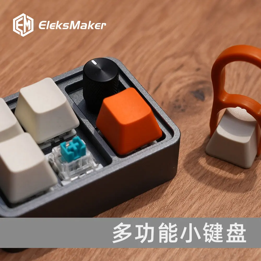 Eleksmaker Fk-01 Mechanical Keyboard Mini Wired Keypad 5 Keys Customized Keypad Numeric Keypads Gaming Computer Accessory Gifts