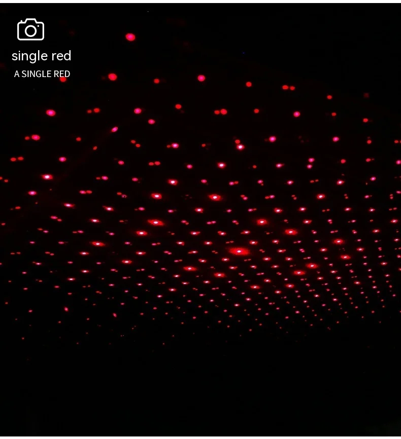 USB car all-star ambient light, roof interior decoration lighting star ceiling projection light