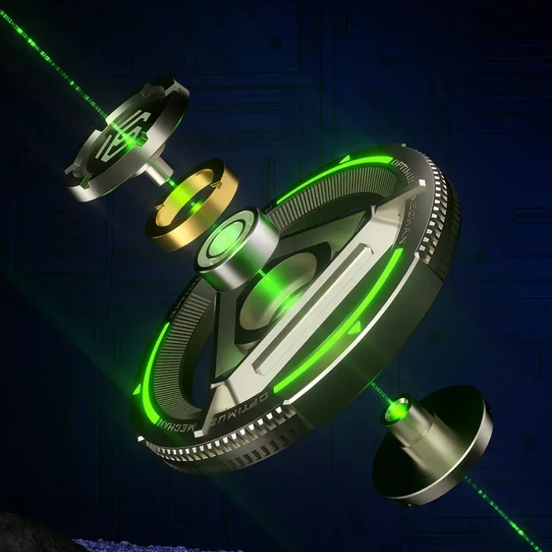 Luminous Hand Fidget Spinner Spinning Top Tip Gyroscope EDC Metal Relieve Stress Reducing Toys Antistresse Relieving Anxiety