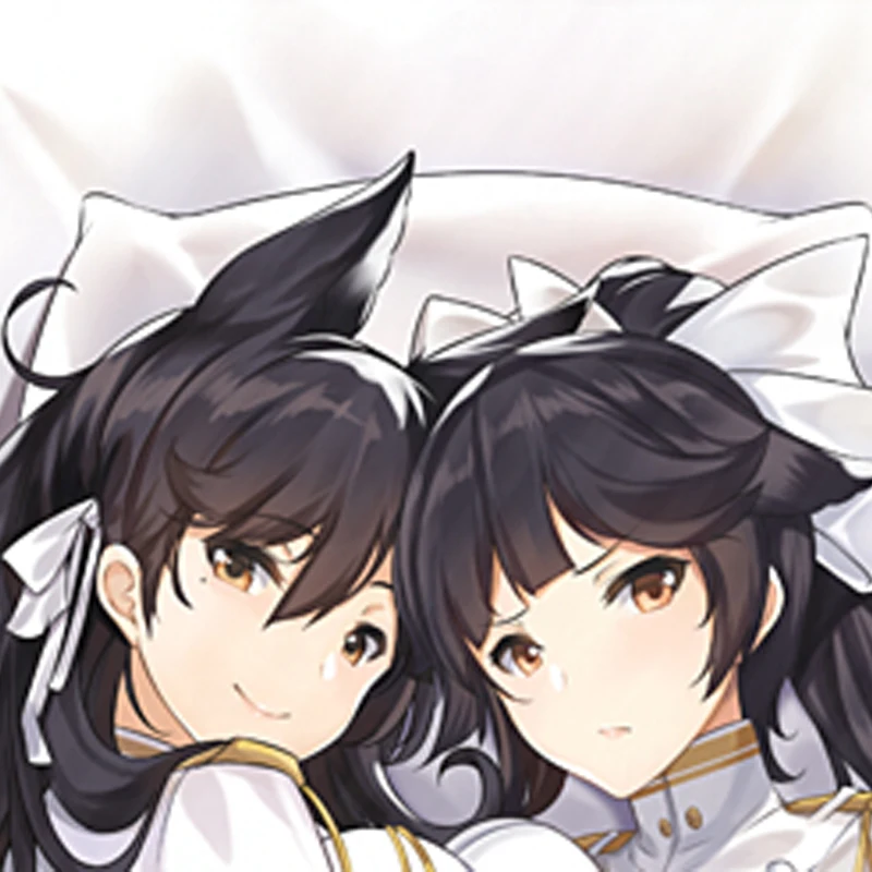 

Dakimakura Anime Pillow Case Atago and Takao Double-sided Print Of Life-size Body Pillowcase Gifts