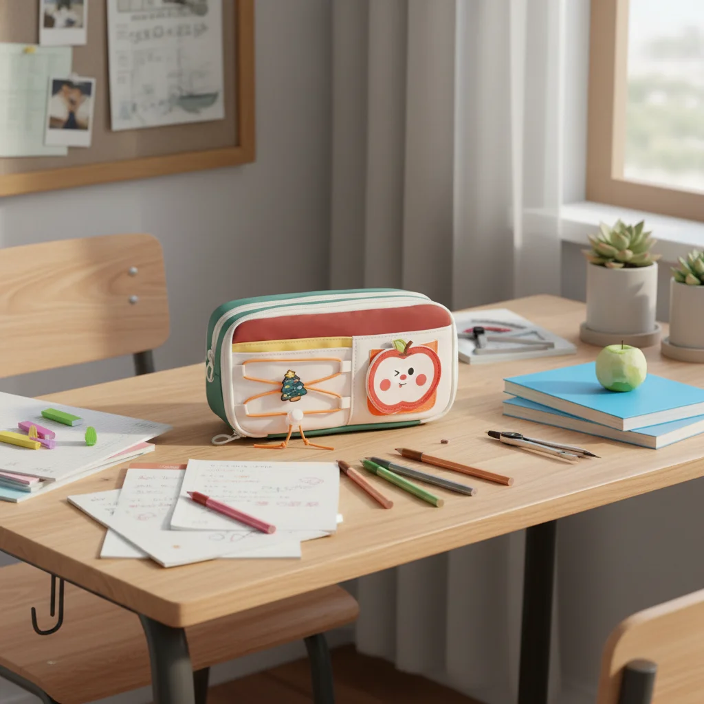 

9 Layer Cute Girls Pencil Case Large Capacity Aesthetic Kawaii School Cases Pouch Portable Animal Bag Organizer Box For Pens