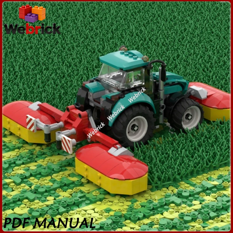 

Набор для сборки City Tractor Expansion Pack MOC, модель для модернизации сельскохозяйственной техники для любителей, аксессуар для набора строительных блоков.