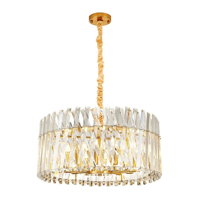 2021 New Luxury Crystal Chandelier Simple Stylish and Generous Hot-selling Chandelier LED Energy Light Source Pendent Lights
