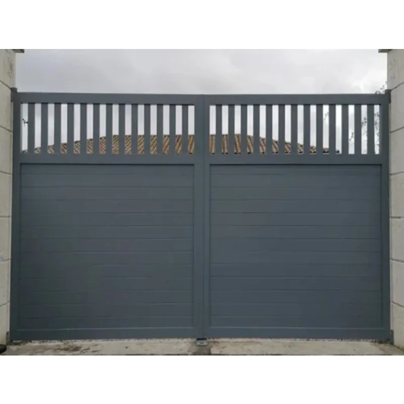 أسعار بوابة الألومنيوم ذات التصميم الحديث، بيت القرية، بوابة متأرجحة #3