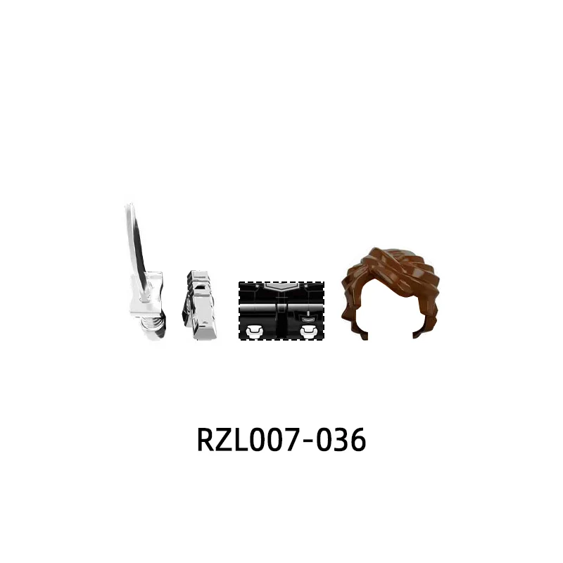 Set Mainan RZL007 Weapons Pants Hair Parts Action Figures Eagle Sword Model Blocks MOC Bricks Hadiah Mainan