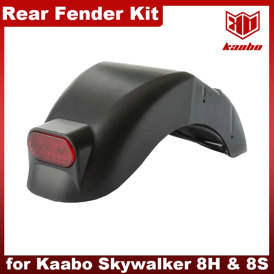

Rear Fender Kit Model C Mudguard with Light LED Board Set for Kaabo Skywalker 8S 8H Electric Scooter Original Parts
