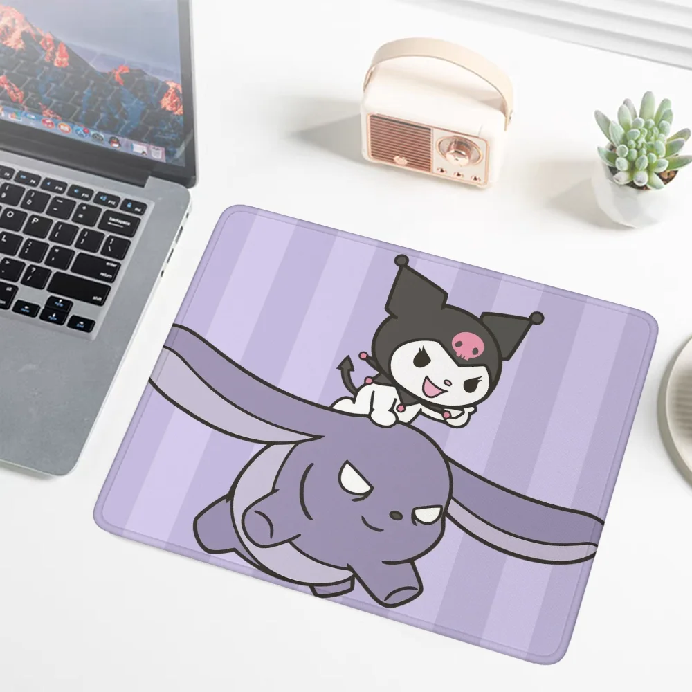 Kuromi-Tapis de souris magique en caoutchouc Kawaii, tapis de jeu mignon, tapis de table, accessoires PC, Sanurgente, Deskvirus