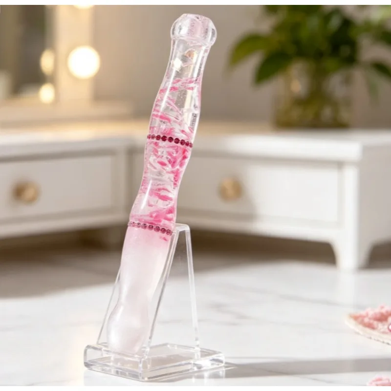 Shiny Crushed Flake Resin Drill Pen, Handmade Diamond Painting Stylus for Embroidery, Nail Art and DIY Craft Tools