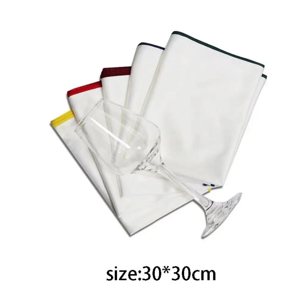 Strong Water Absorption Red Wine Glasses Wiping Cloth Without Leaving Any Marks Microfiber Cup Wiping Cloth Kitchen Accessories