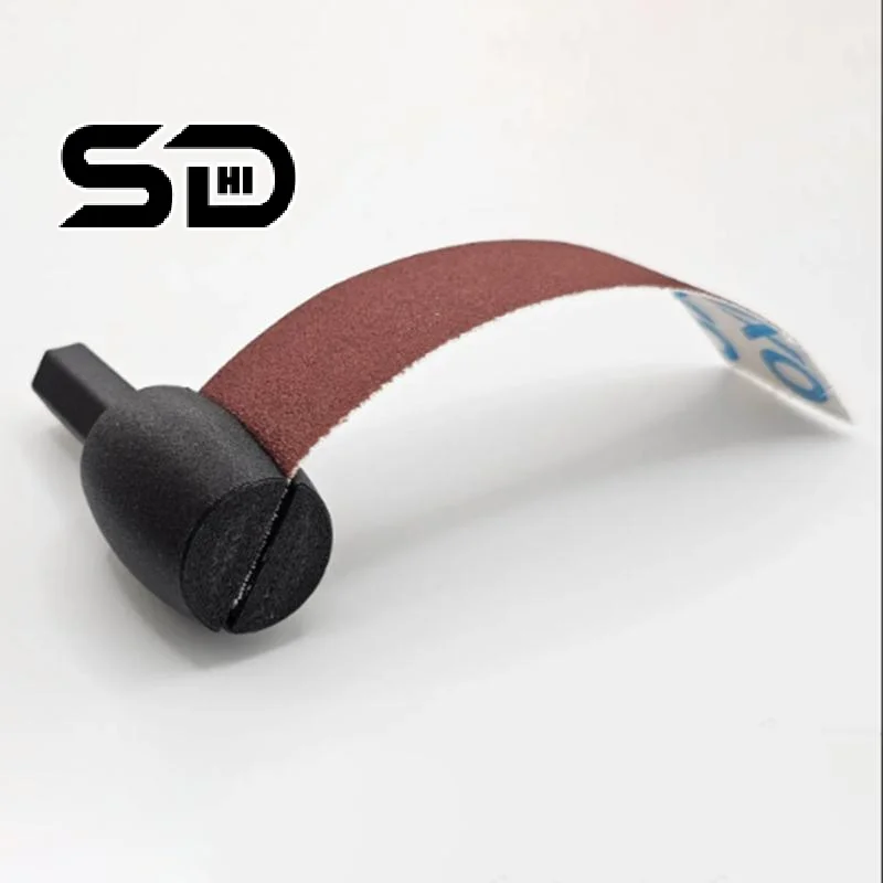 3D Printed Convex Grinding Wheel Head Grinding Head Designs For Electric Drill Accessories In Black Plastic Materials