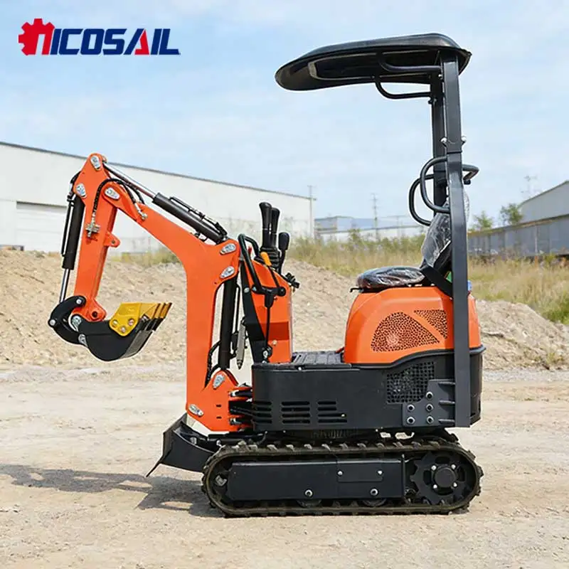  Compact Construction Mini Excavator 1Ton —EUR5/EPA Approved, Multi-Attachment Ready for Renovation & Infrastructure Jobs