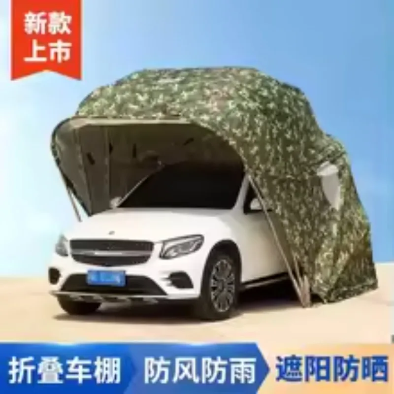 

Полуавтоматический складной навес, бытовой тент, уличная защита от солнца, мобильный гаражный навес, простой телескопический