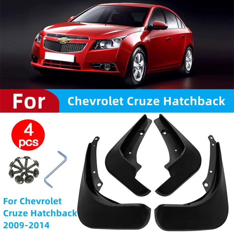 

4Pcs Mudguards For Chevrolet Cruze Hatchback Mud Flaps 2009-2014 Splash Guards Wheels Fender MudFlaps Front Rear Car Accessories