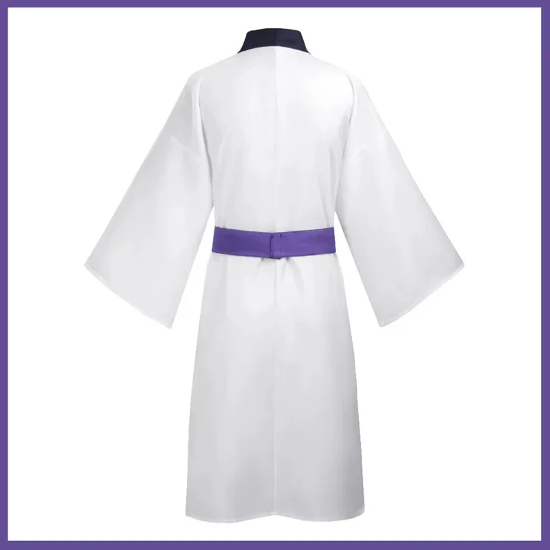 2025 aaa Anime Orochimaru Cosplay Costume Japanese White Long Sleeves Kimono Bathrobe Robe Belt Wig Adult Man Woman Halloween Su