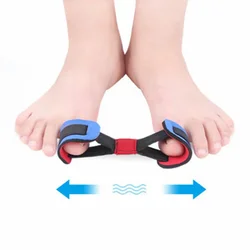 1Pcs Valgus Corrector Belt Recovery Training Exerciser Strap Toe Separator Big Toe Stretcher Separator Foot Care Tool Pedicure