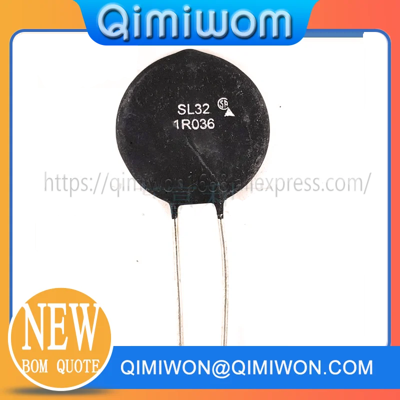 

1-10pcs/lot SL32-1R036 SL32 1R036 1 Ω 1R 36A 31mm SL32-1R036 NTC thermistor