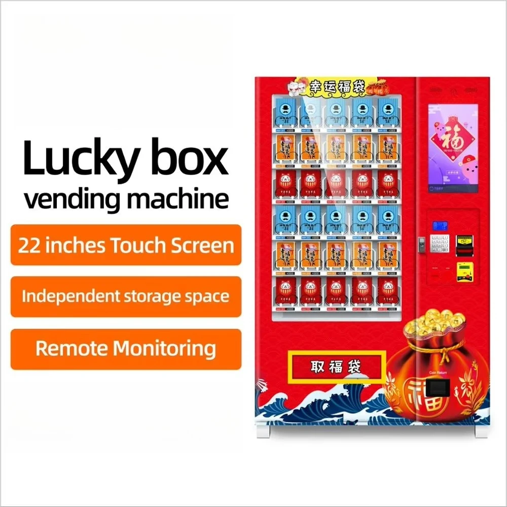 Automatic Vending Machine,Lucky Box Station, Coin Operated Toy Dispenser, Commercial Snack Machine, 24/7 Retail Kiosk