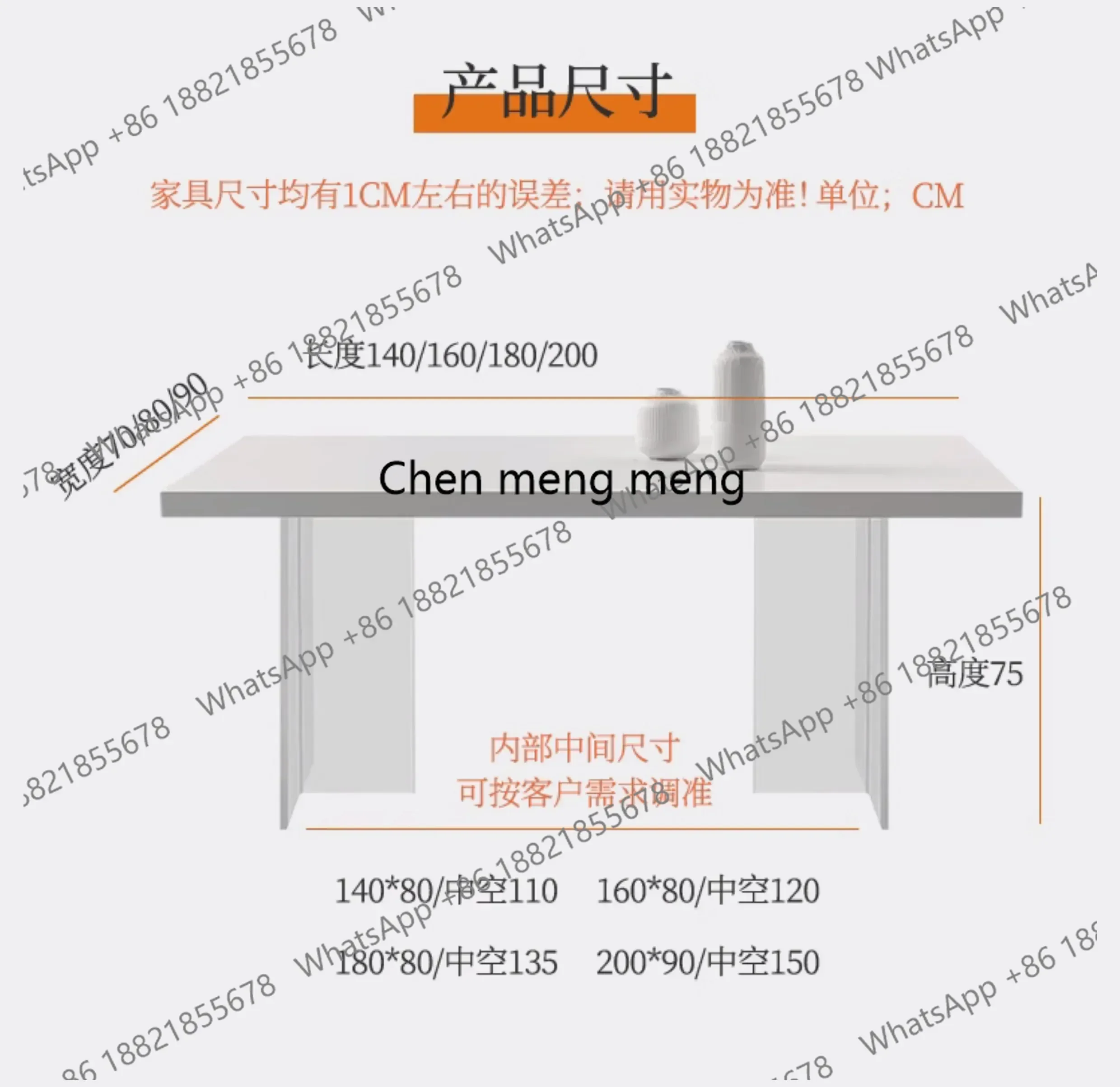 Luxury Design Dining Table Japanese White Industrial Modern Dining Table Rectangle Minimalist Esstisch Living Room Furniture