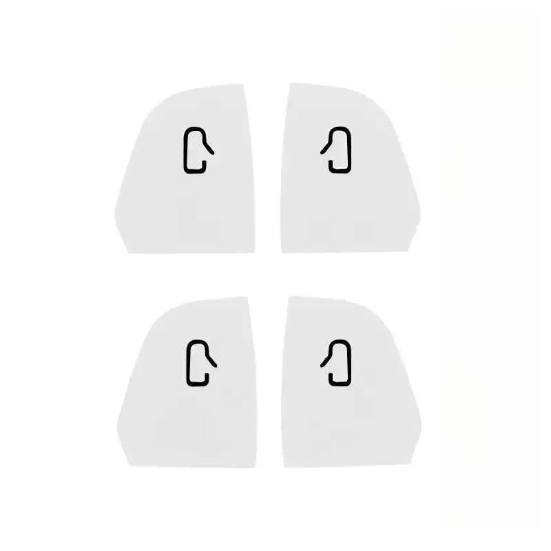 For Tesla Model 3 Highland Model Y Juniper/Launch 2025 Car Open Door Button Stickers 4X Handle Cover Interior Protection Trim image 6