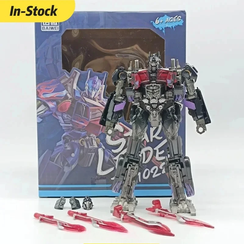 Em estoque transformando brinquedos baiyiwei tw1022B TW-1022B escuro op asa pilar ko ss44 liga modelo robô figura bonecas móveis coleção