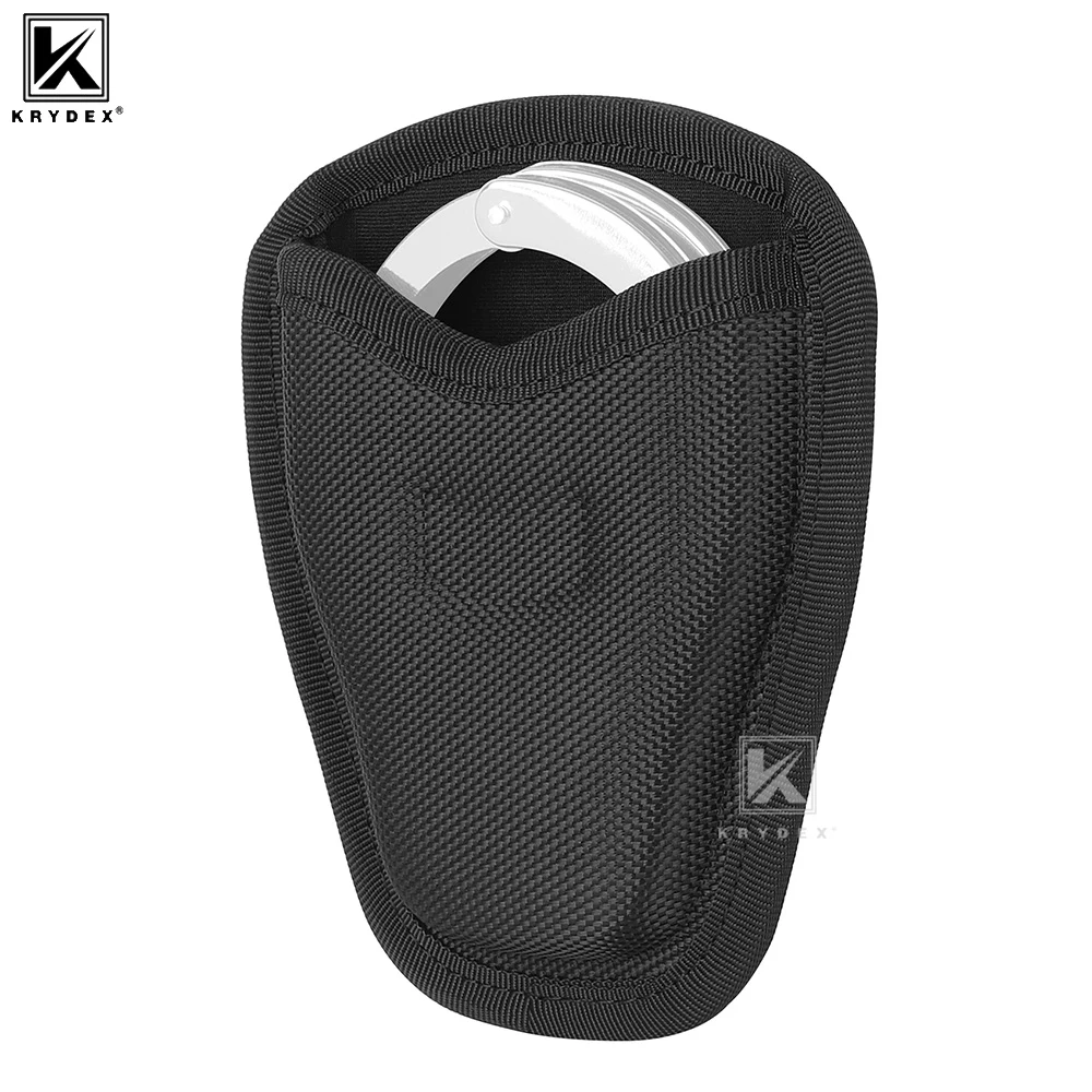 KRYDEX 1000D Nylon Tactlcai Handcuff Case Single Classic Handcuff Pouch Fits Duty Belt For Law Enforcement Equipment